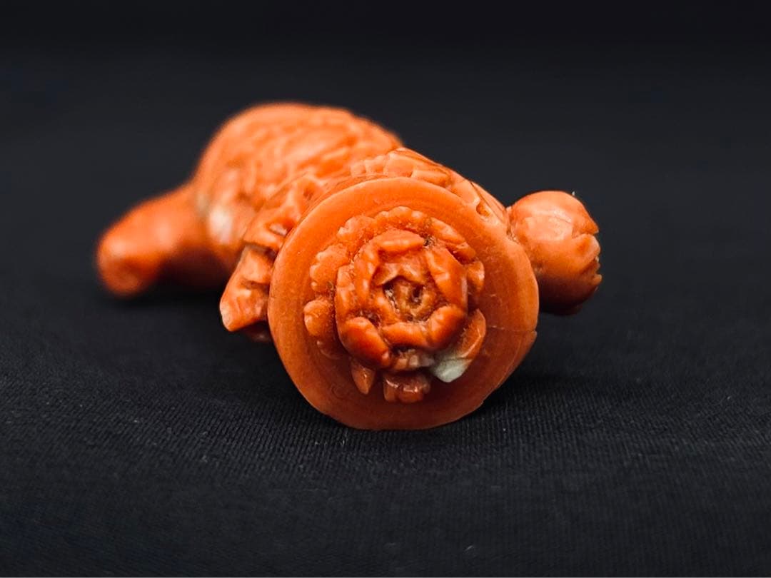 珊瑚　鼻煙壺　清　中国美術　時代物