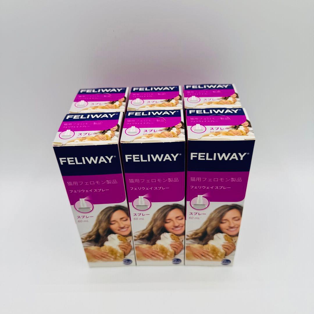 《新品》6本セット 猫用フェリウェイスプレー60ミリリットル