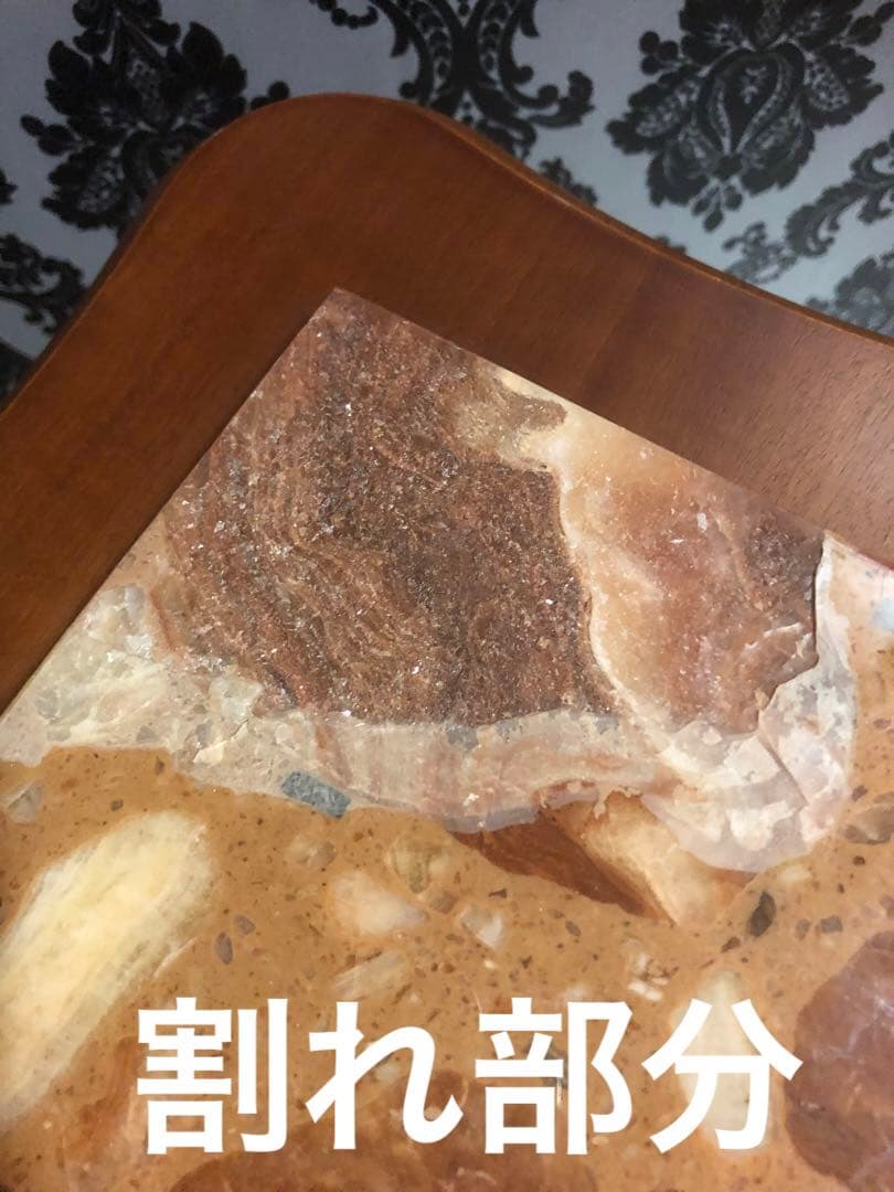 高級♦️猫脚 彫刻 アンティーク♦️イタリア 大理石 サイド テーブル♦️映えテーブル