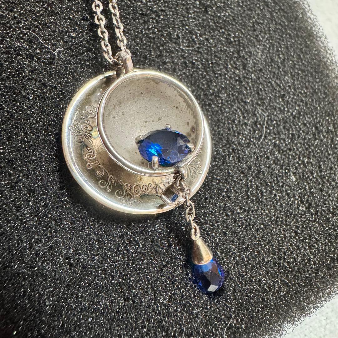 美品　黒執事 原画展 10周年 限定 ネックレス ブルー　青 希少