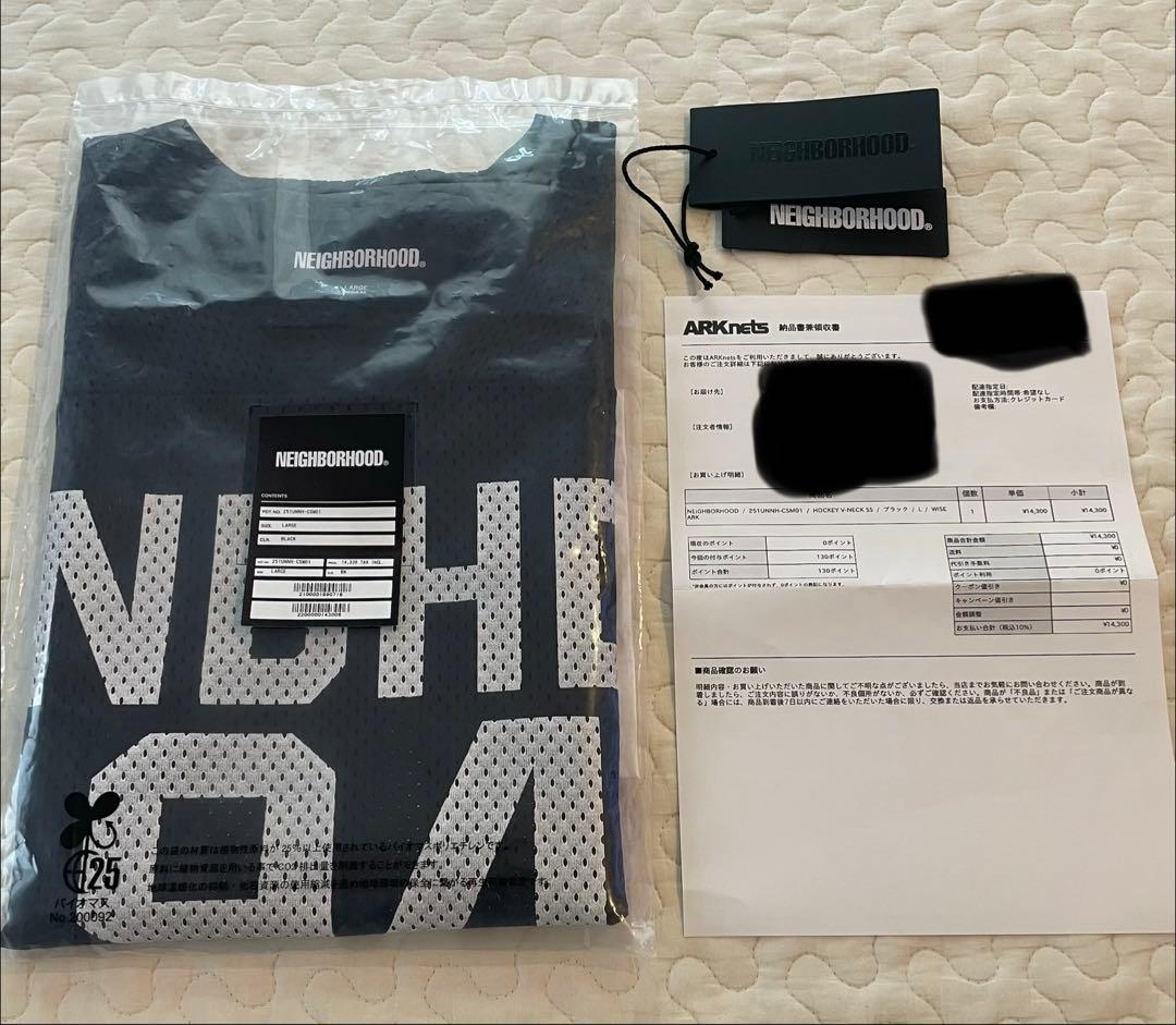 NEIGHBORHOOD HOCKEY V-NECK SS Lサイズ