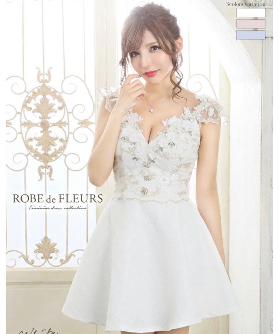 ROBEdeFLEURS(ローブドフルール) フレア　ドレス