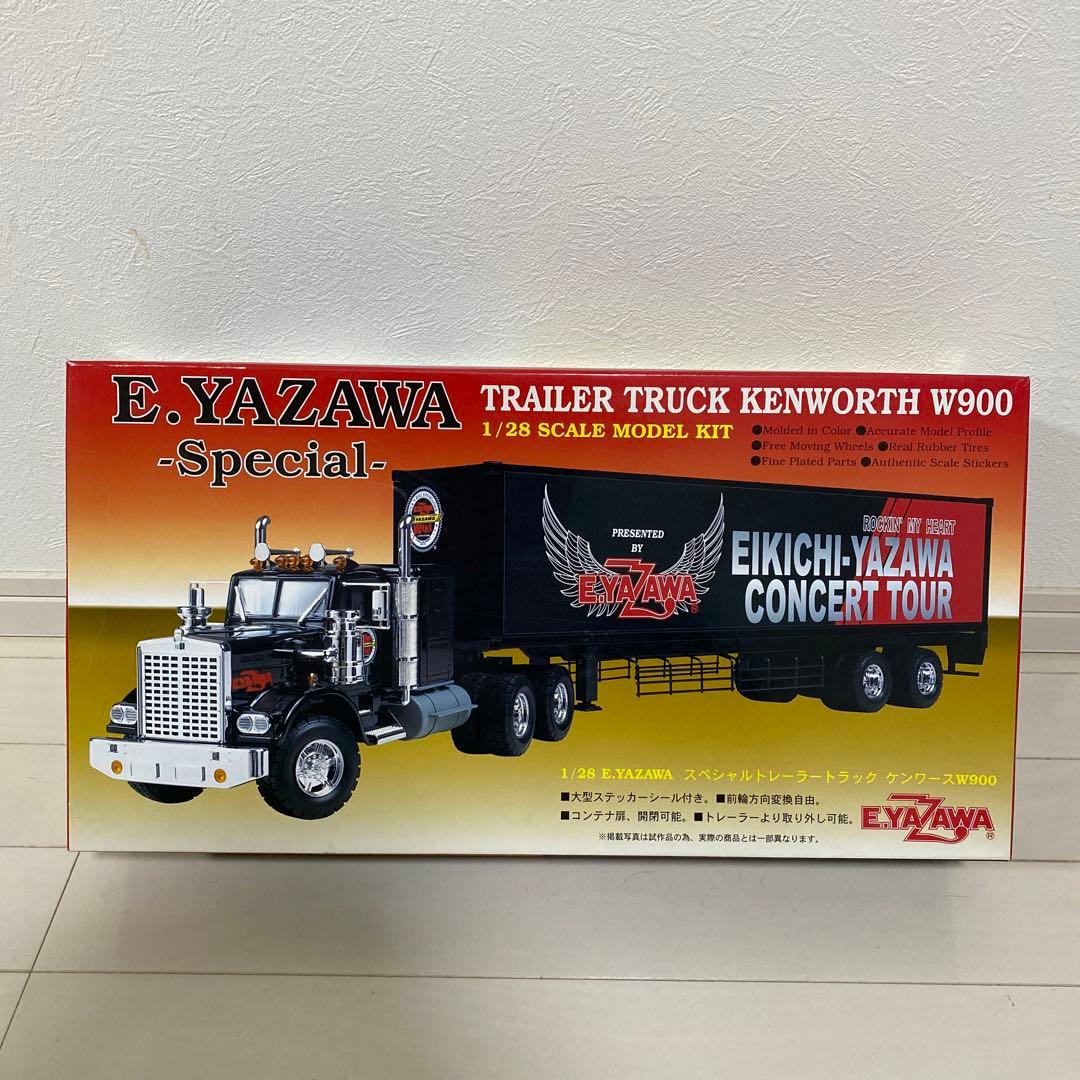 激レア！未組立 矢沢永吉 トランポ スペシャル トレーラートラック プラモデル