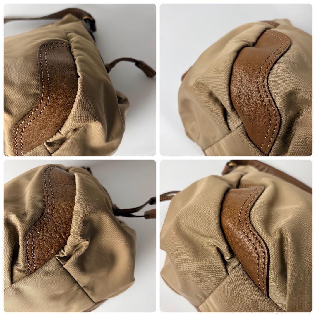 アルビバーバリーブルーレーベル ワンショルダーバッグ ホースロゴ金具