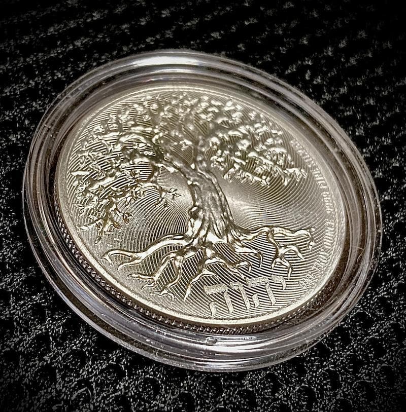 2021年 ニュージーランド 銀貨 エリザベス2世 ニウエ カプセル入り 1oz