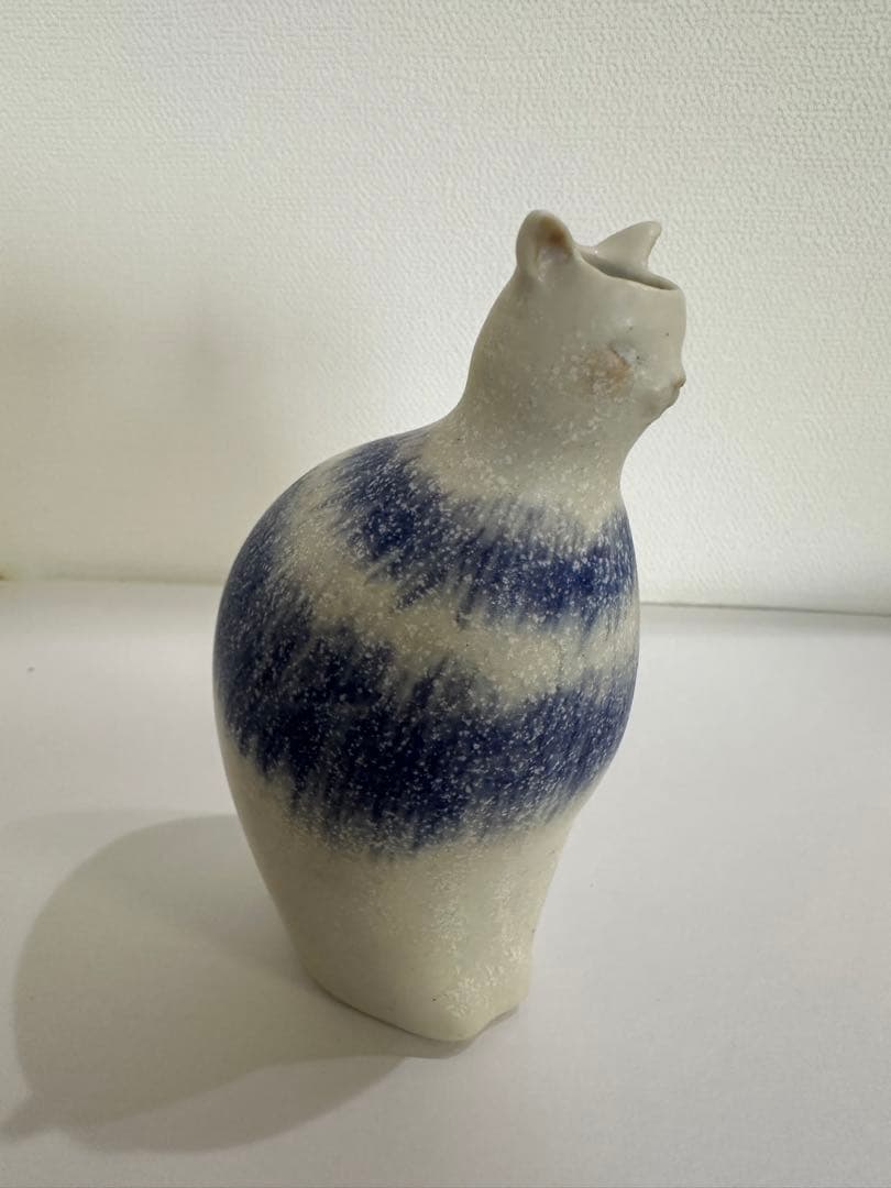 長谷川風子　一輪挿し　ネコ　猫　花瓶　ねこ