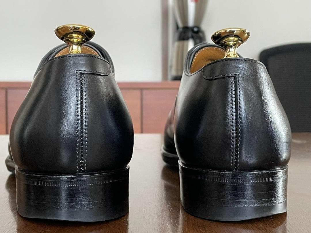 三陽山長 友二郎 ストレートチップ 7 25cm 日本製 新品純正ツリー付