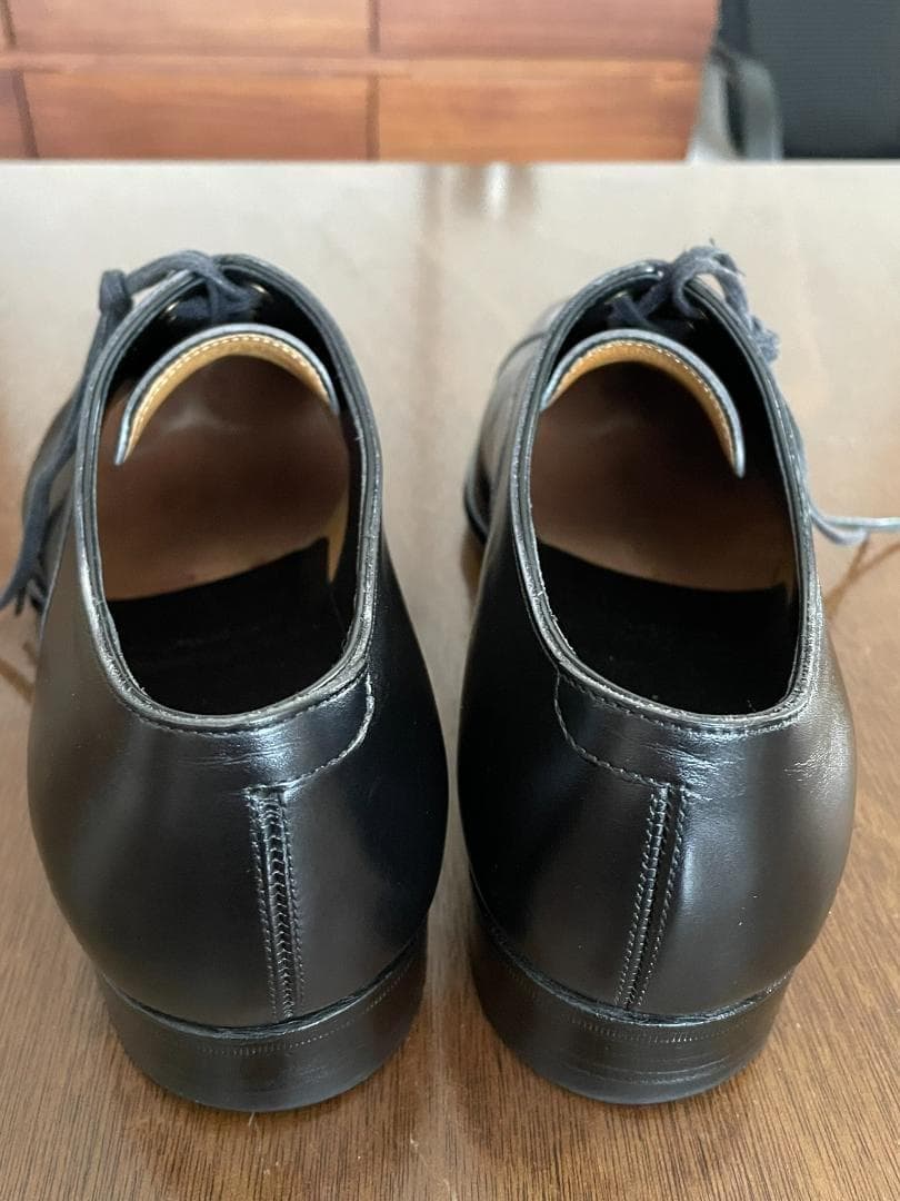 三陽山長 友二郎 ストレートチップ 7 25cm 日本製 新品純正ツリー付