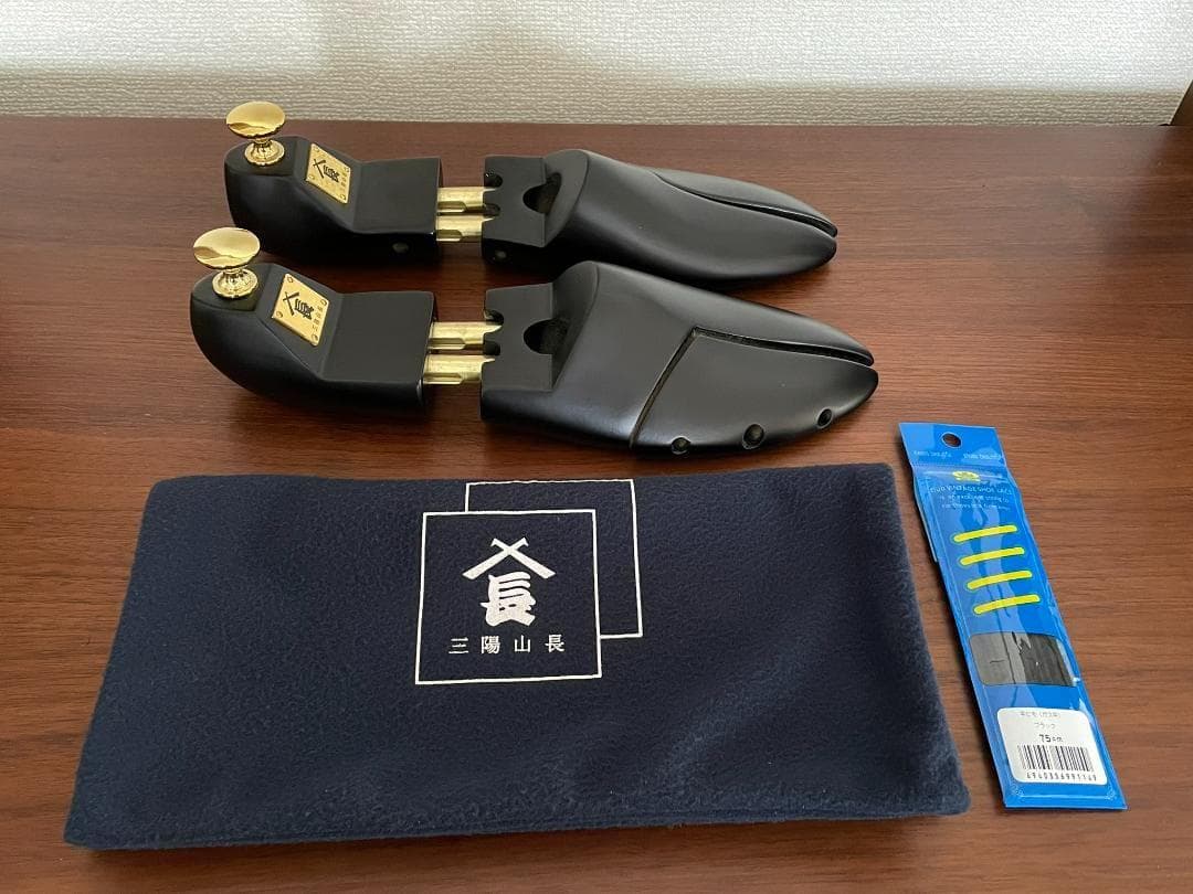 三陽山長 友二郎 ストレートチップ 7 25cm 日本製 新品純正ツリー付